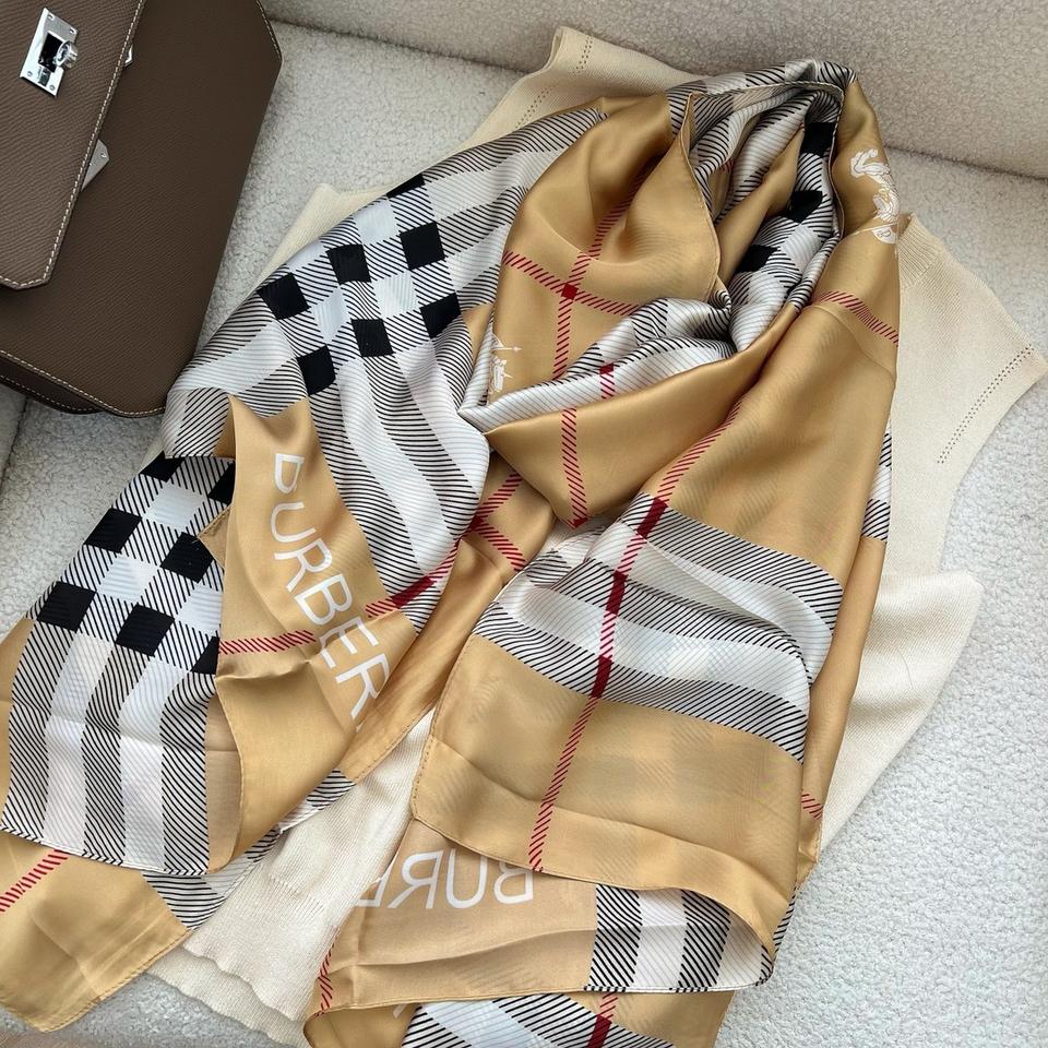 버버리 실크 스카프