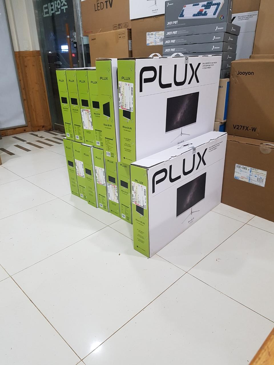 플럭스 27인치 모니터  신품