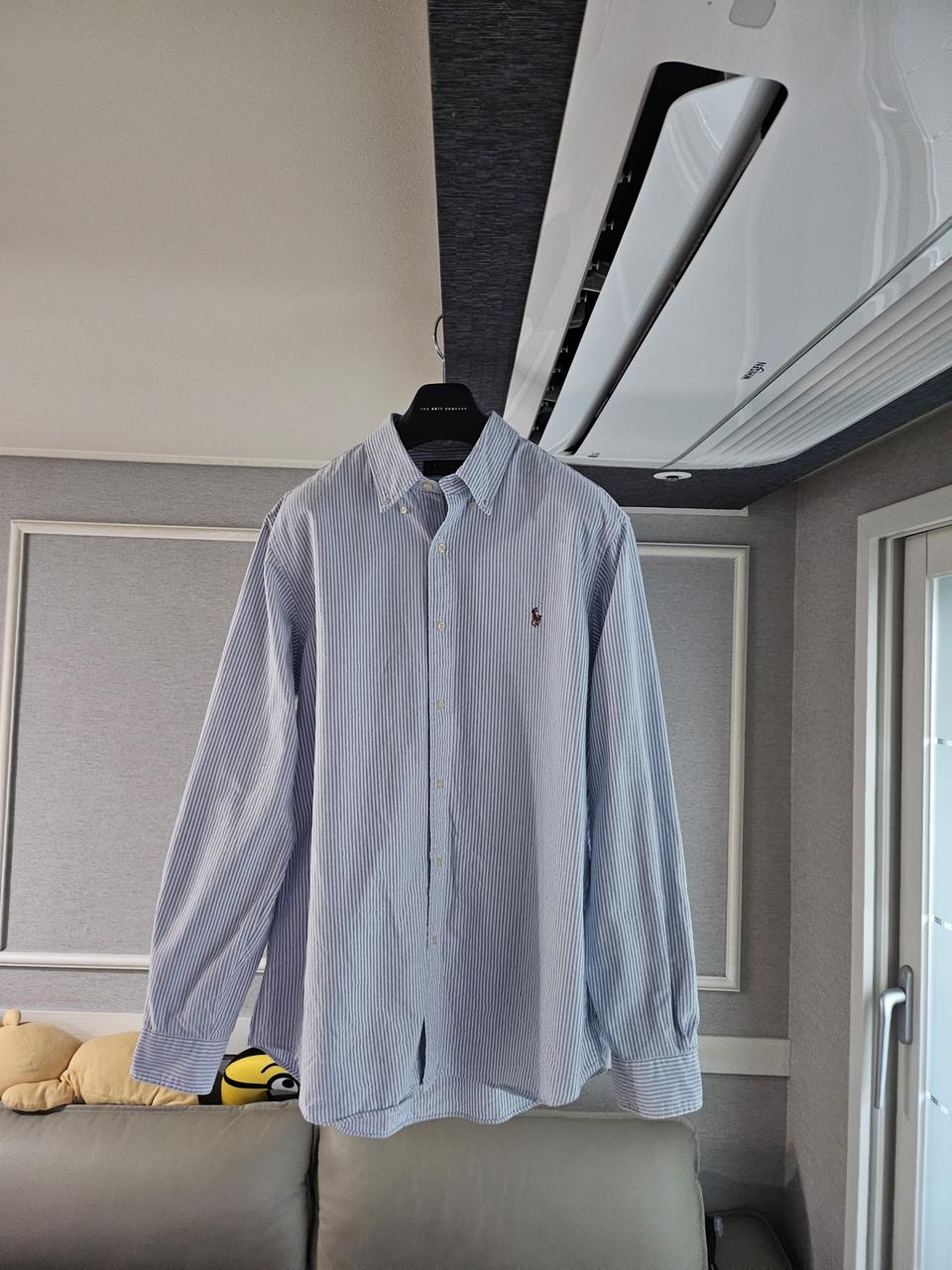 [거의 새것] 폴로 랄프로렌 스트라이프 셔츠 남방 클래식 L