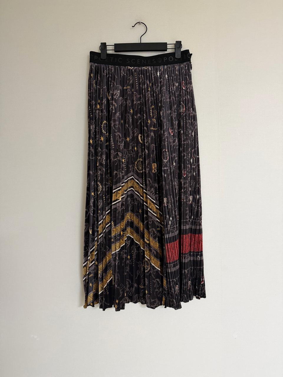 타임 플리츠 스커트