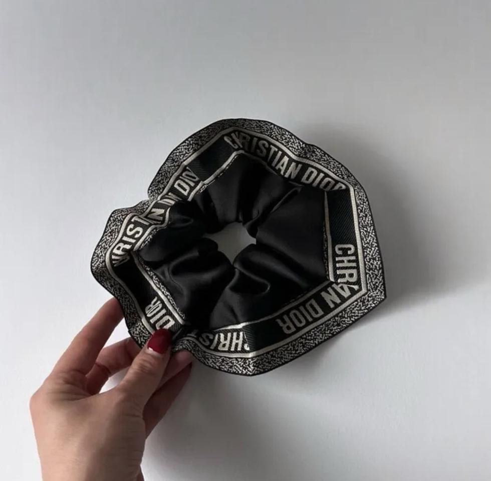 디올 헤어슈슈 곱창 머리끈 새상품