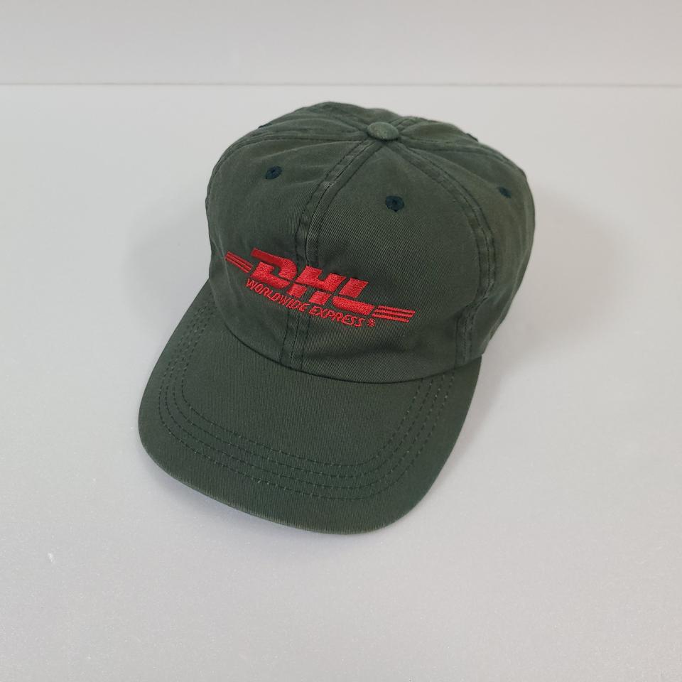 90s 빈티지 DHL 6패널 볼캡 모자 (대두 모자)
