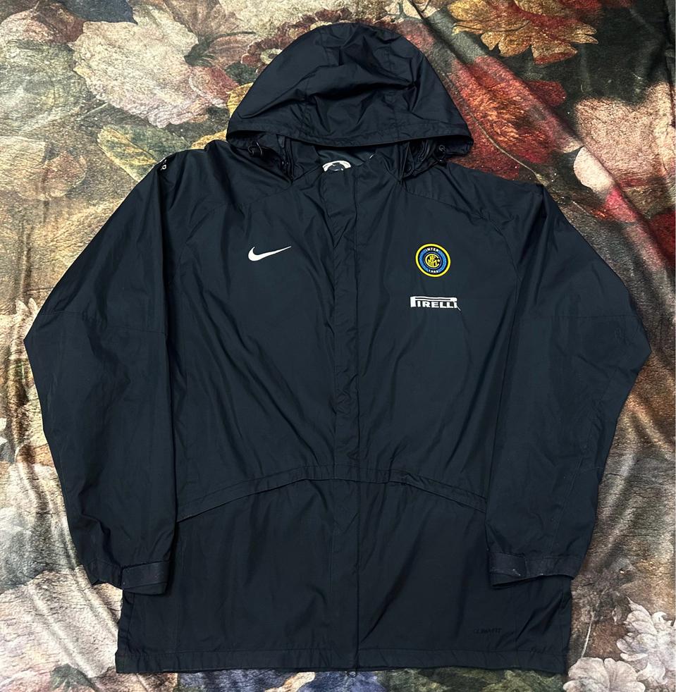 나이키 빈티지 블록코어 인터밀란 블랙후드바람막이 105 바르셀로나 자켓