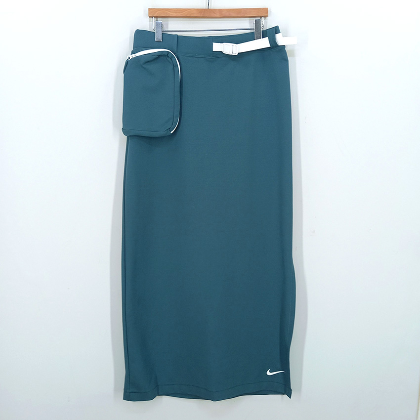 나이키 여 춘추 레이온혼방 롱밴딩스커트 마린블루75 (HU43482)