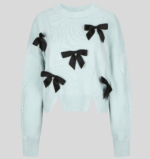 히비스커스블룸 헤이즐 리본 니트