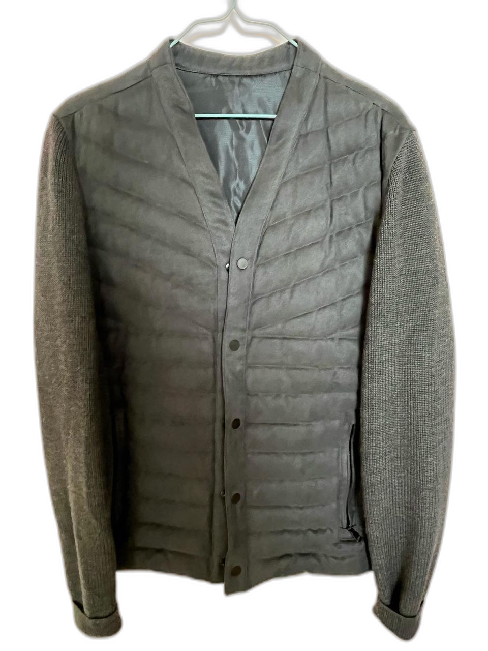 솔리드옴므 패딩 니트 가디건 46