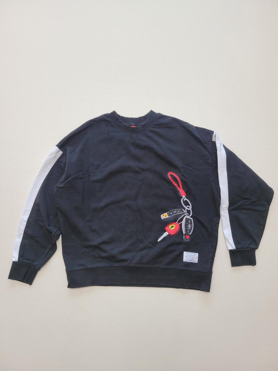 크리틱 CRITIC 남자 맨투맨 120 블랙