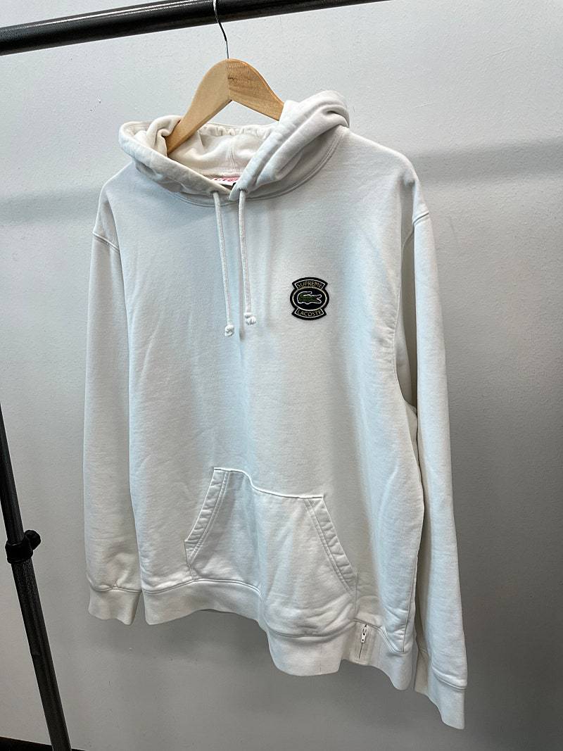 105) 라코스테x슈프림 후드티