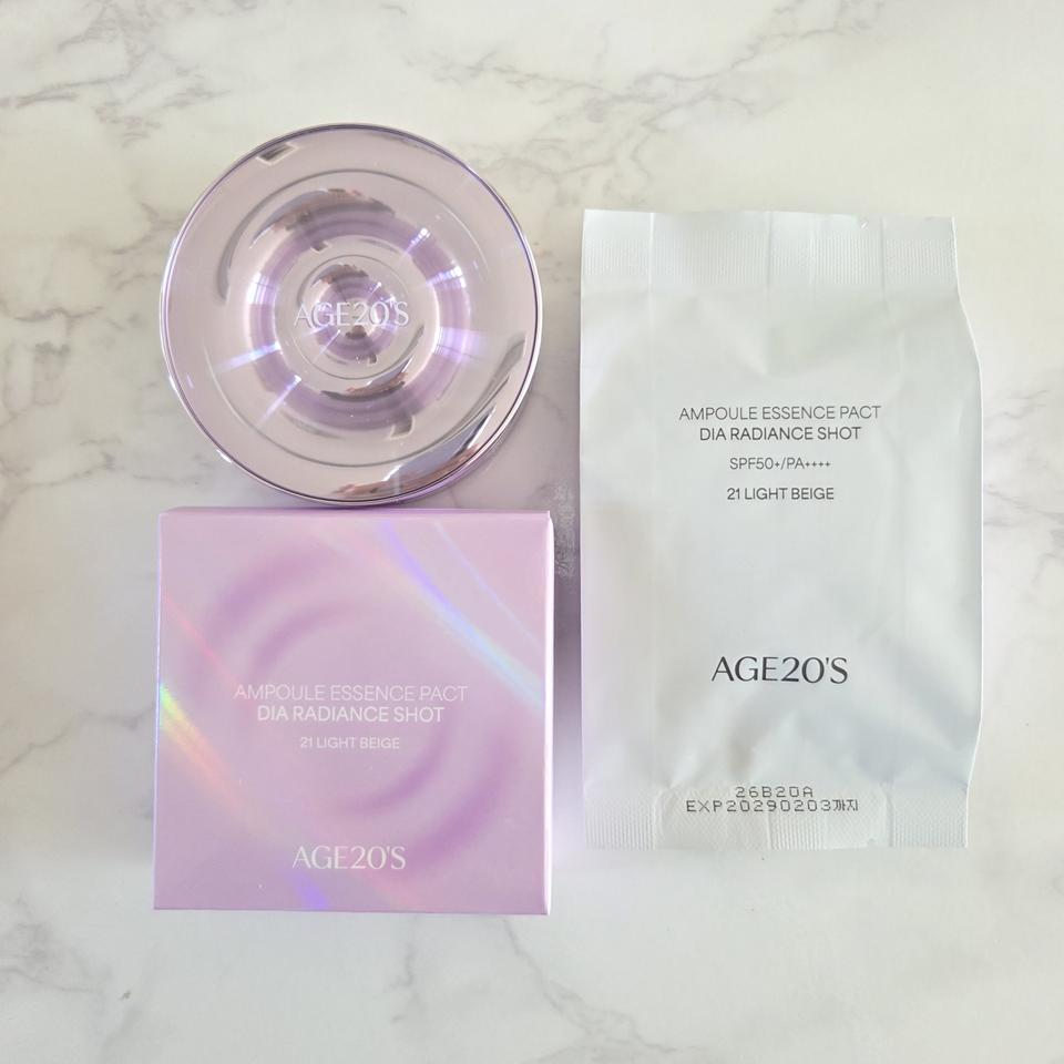 AGE20S 에이지투웨니스 앰플 에센스 팩트 다이아 물광샷