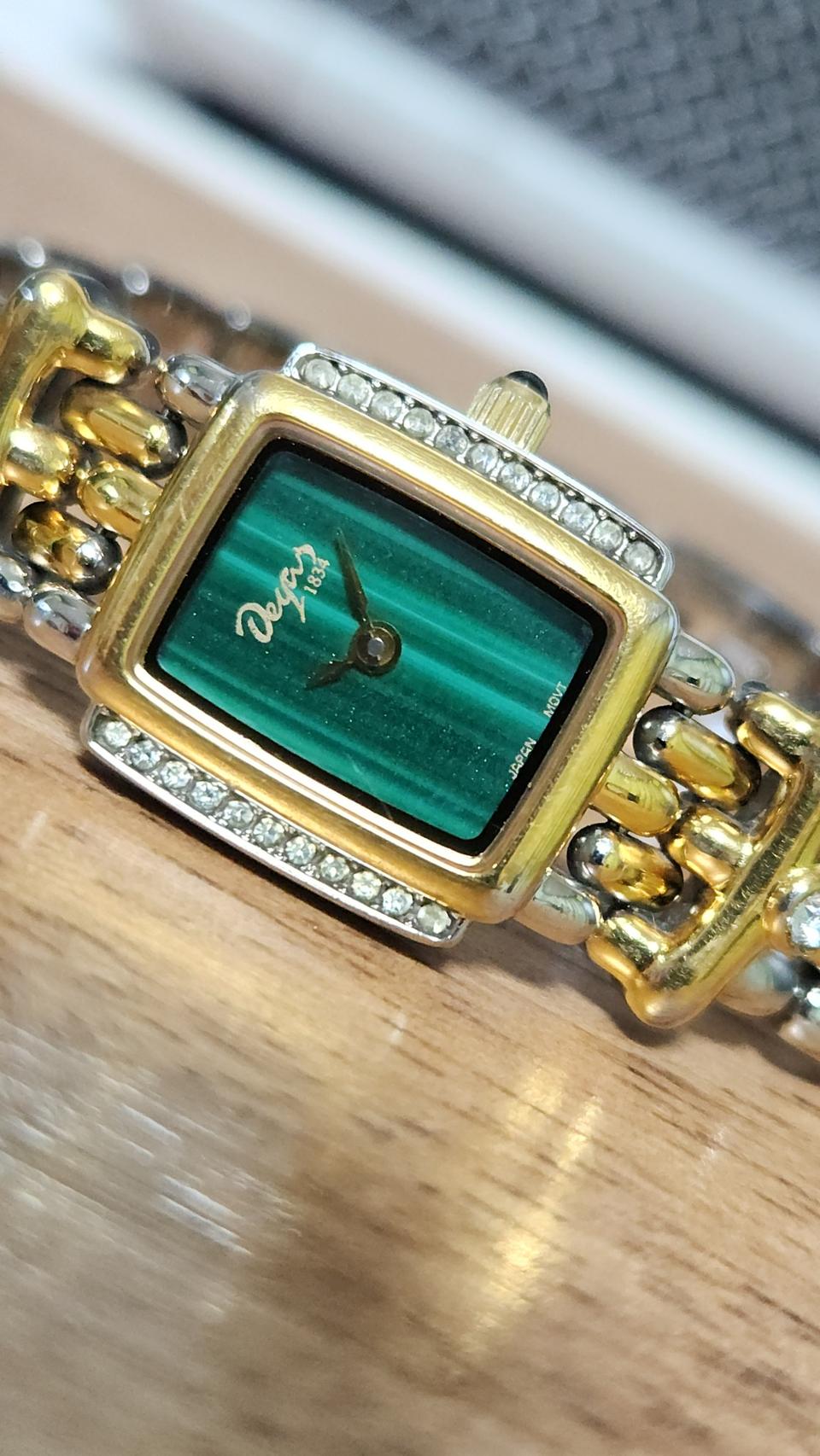 # 홍콩메이드 빈티지 여성 명품 골드콤비 시계 급처