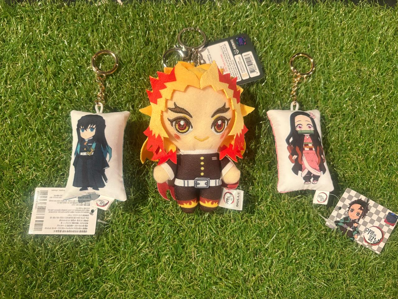 [새상품] 귀멸의칼날 키링 3개