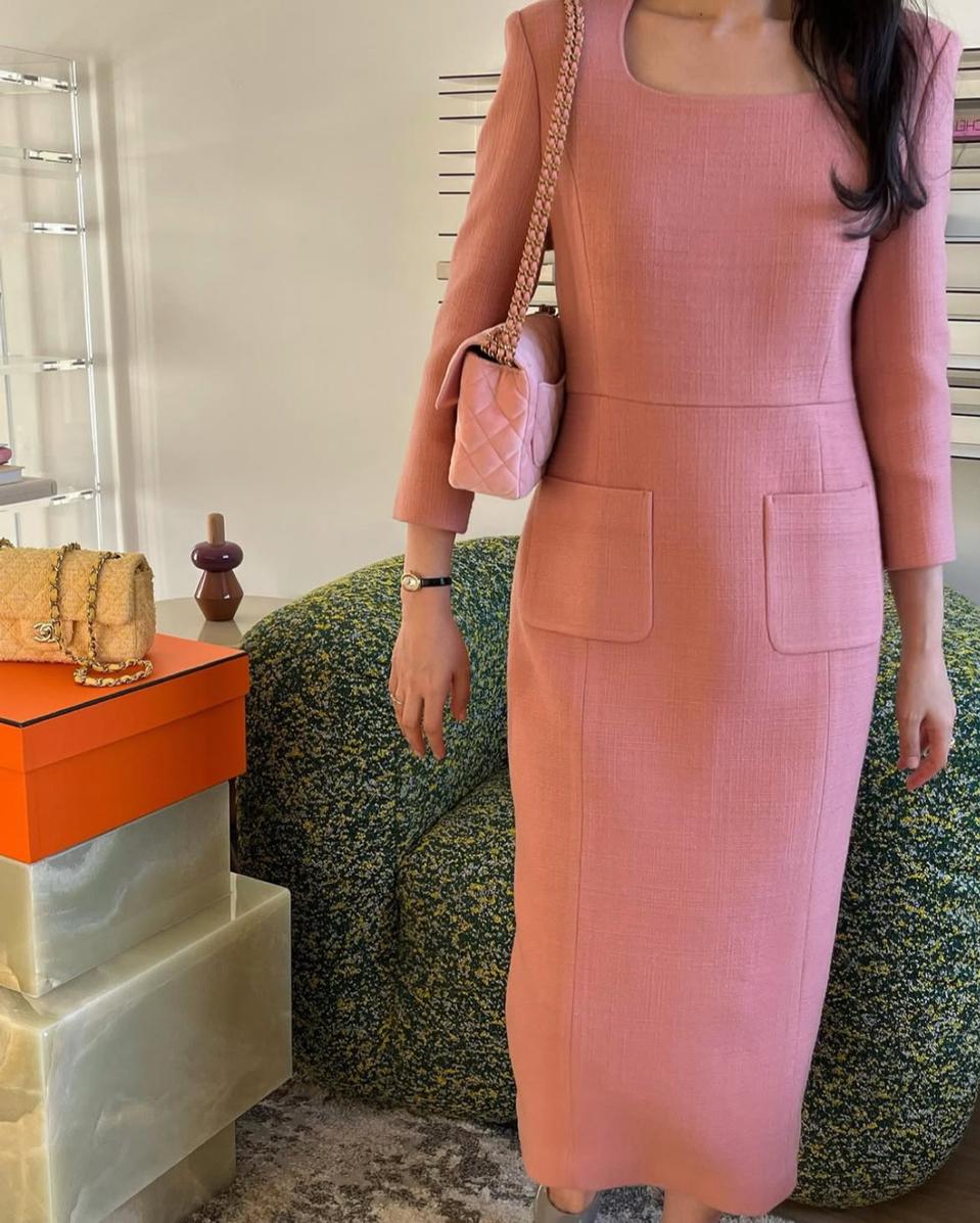 라밤바룸 파나레아 트위드 원피스