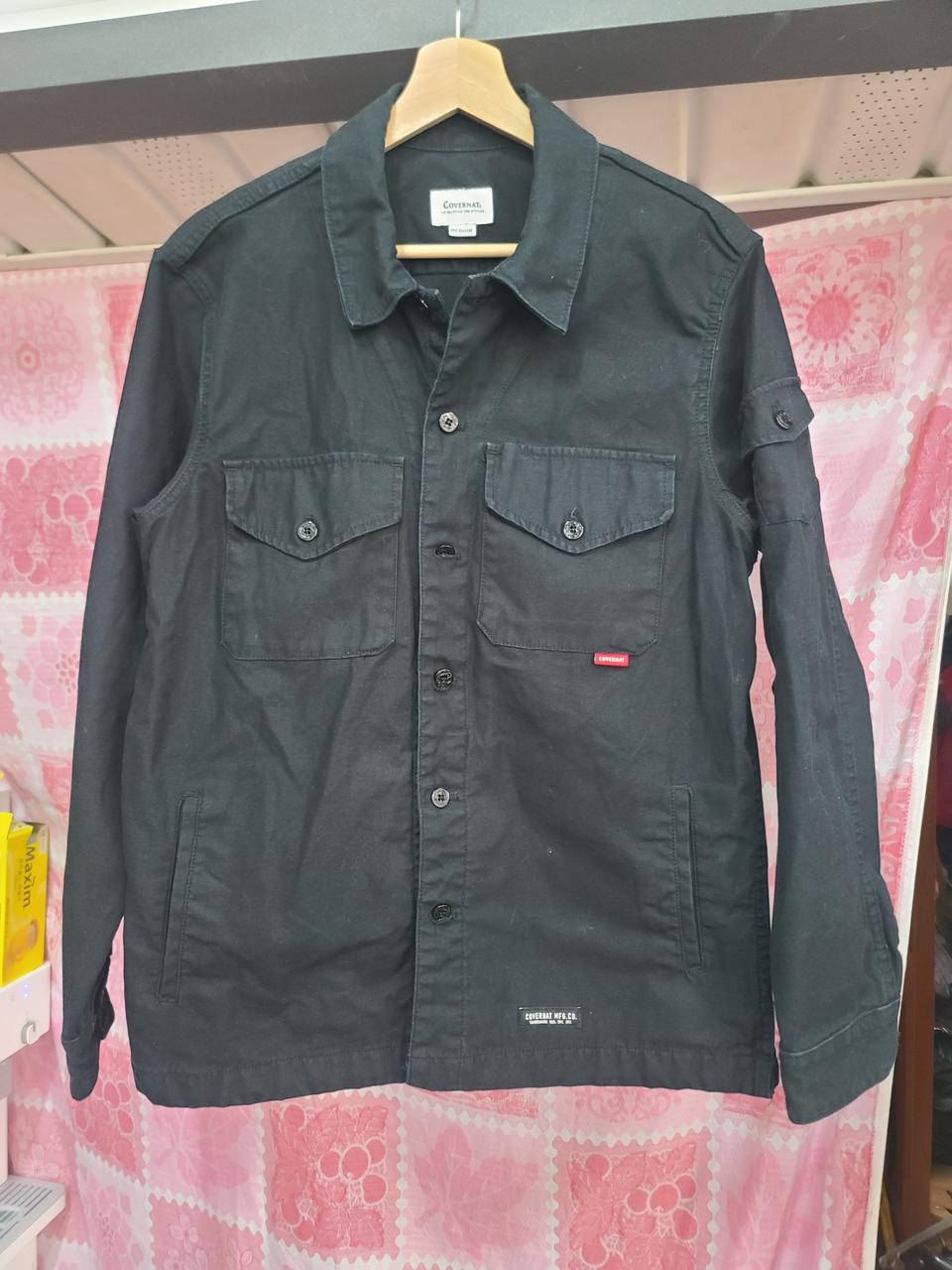 커버낫 블랙셔츠 자켓M