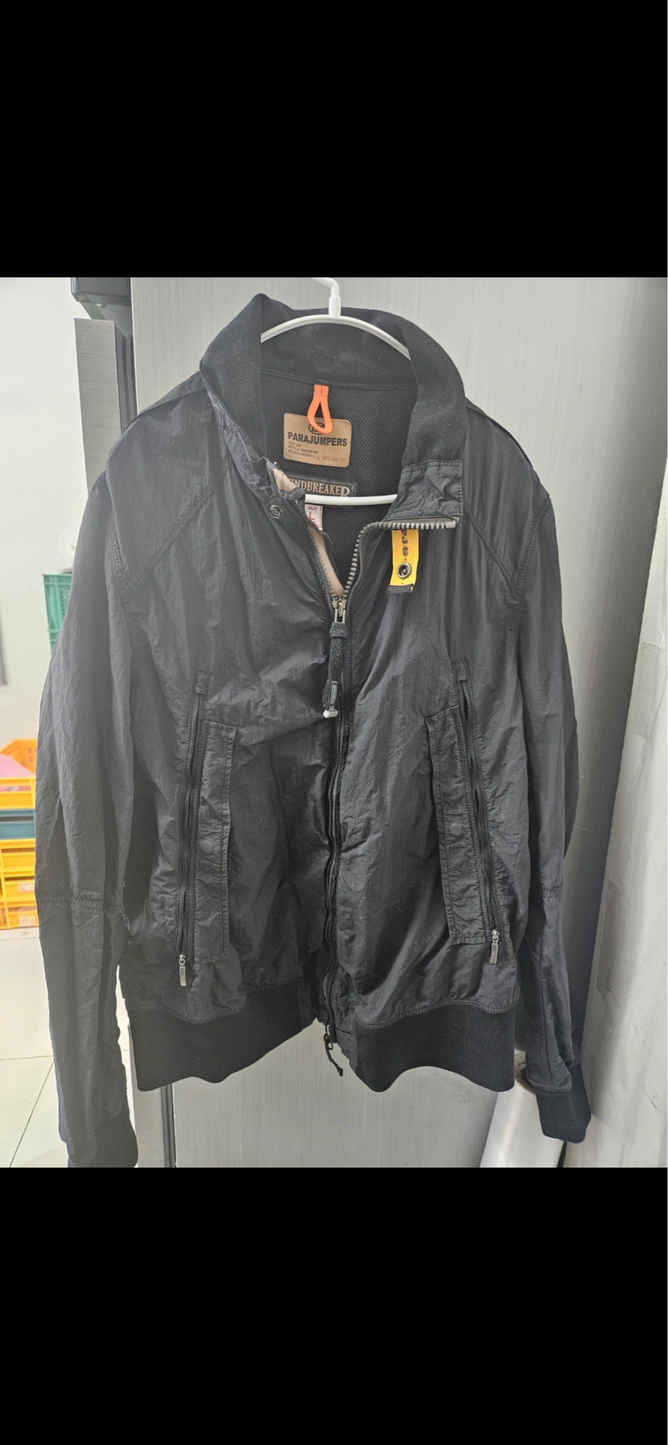 정품 파라점퍼스 바람막이 L