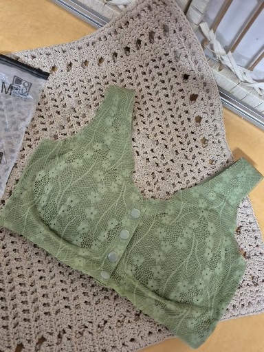 미사용무봉제스포츠형브라M