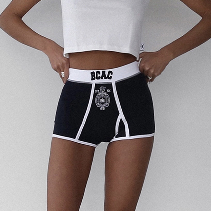 배드블러드 BCAC 엠블렘 아쿠아 복서 네이비 S