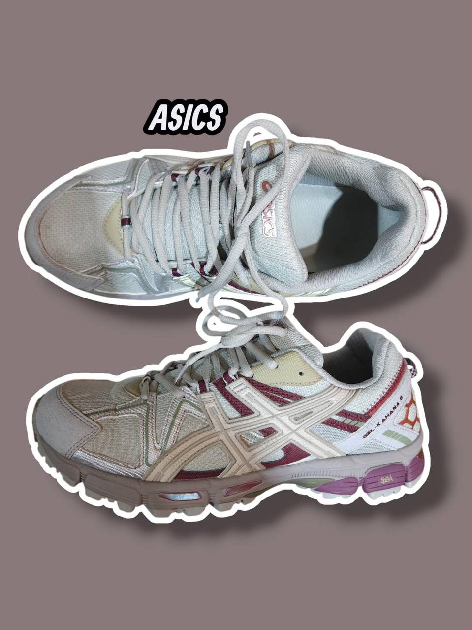 285/ 아식스 젤 카하나 8 그레이 레드 /0325