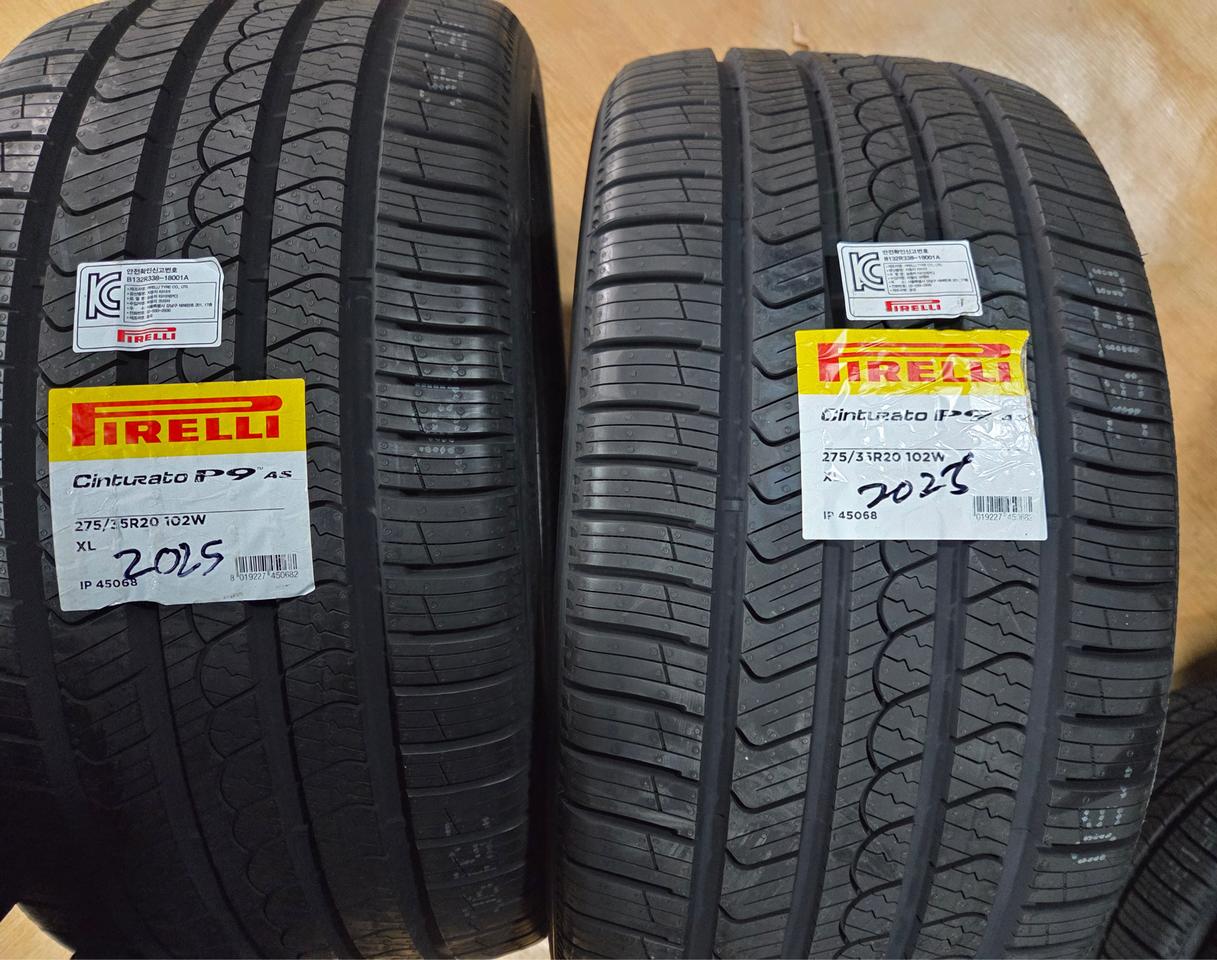 피렐리 올시즌 275-35-20 신품 2개