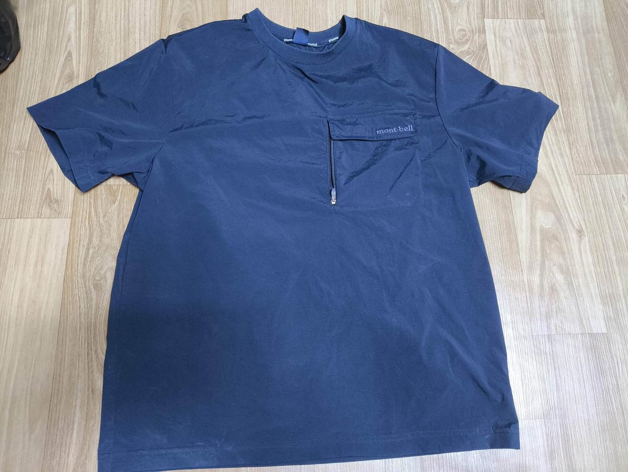 몽벨 유니 엑티브 오픈 티셔츠 네이비 색상 L(100) 사이즈