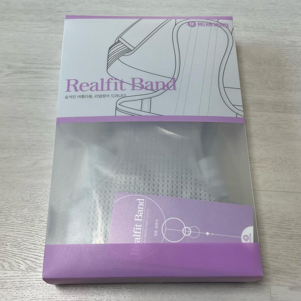 멜킨 리얼핏 밴드 애쉬그레이 S 사이즈 새상품