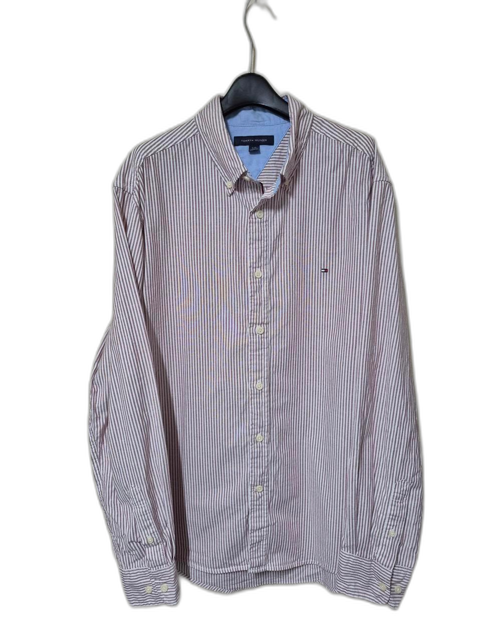 타미힐피거 스트라이프 옥스포드 셔츠