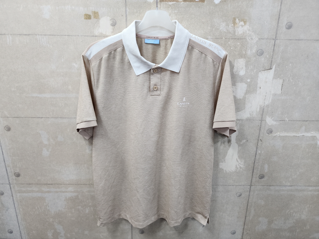 (XL)랑방블랑 정품 남성 골프 스판 반팔티/105size/상태좋음