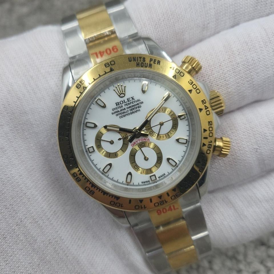 로렉스 데이토나 그레이 콤비 메탈