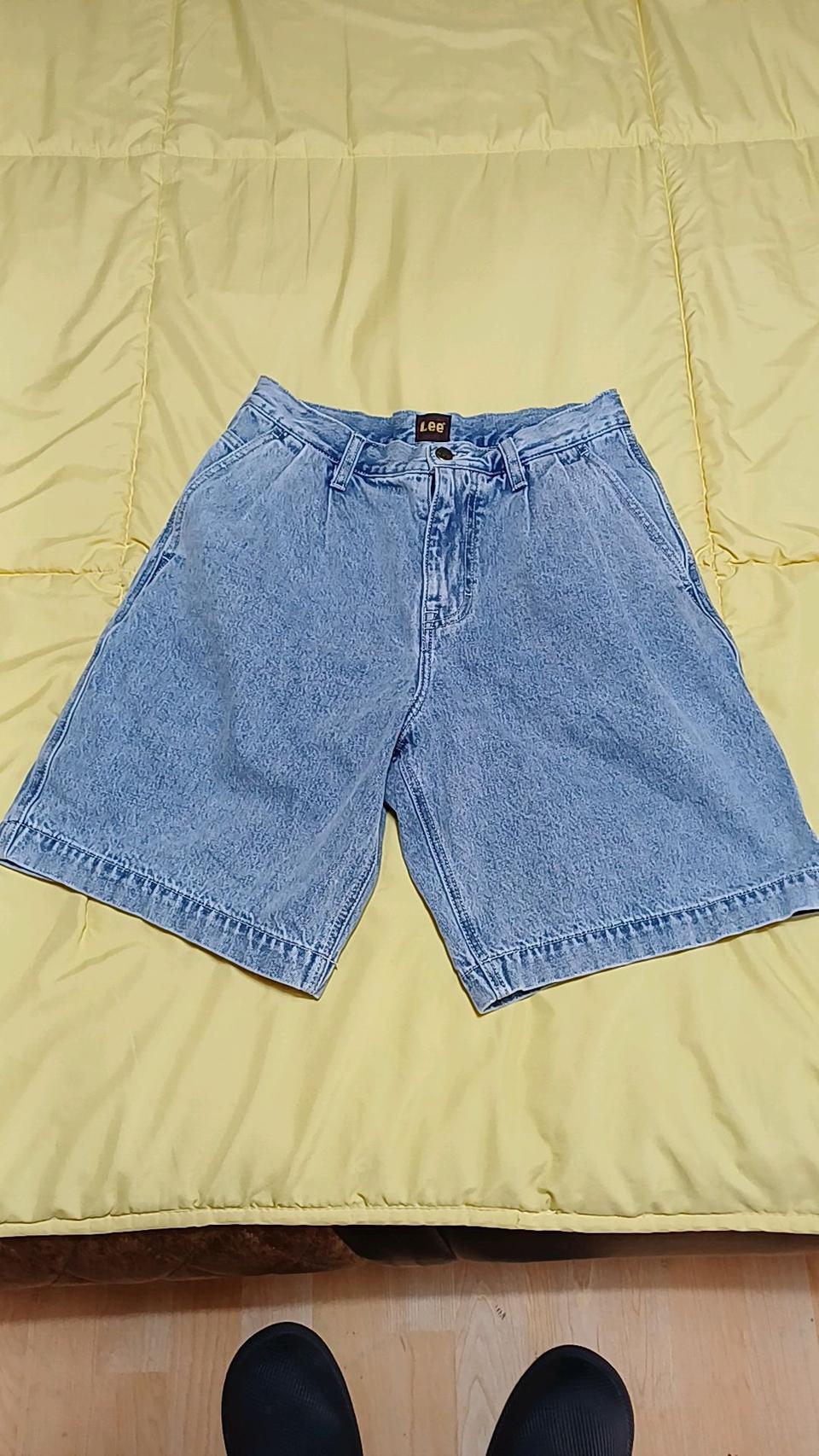 Lee 버뮤다 연청 데님쇼츠 30인치 기장53