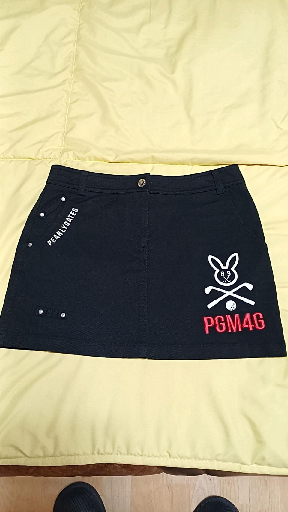 파리게이츠 블랙데님 골프스커트 28인치 기장34