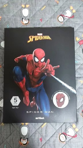 마블 스파이더맨 아트봇 마스크 새상품