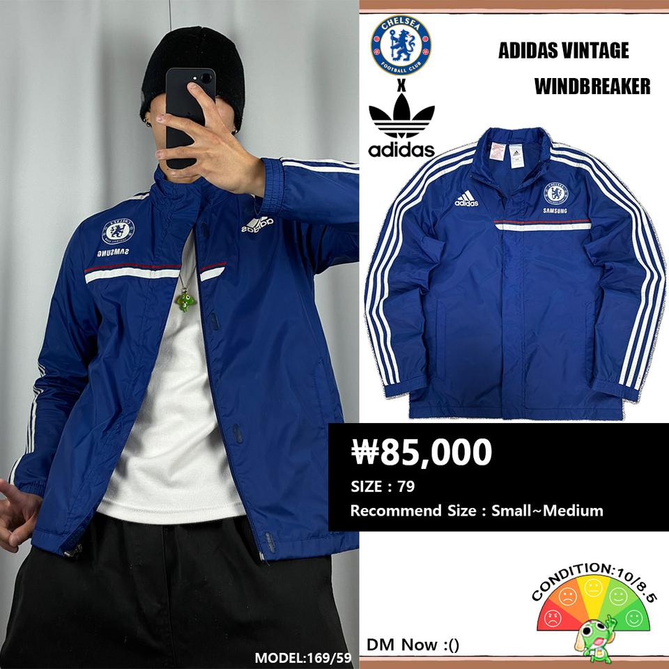 <아디다스 x 첼시 삼성 백 로고 바람막이> No.1460