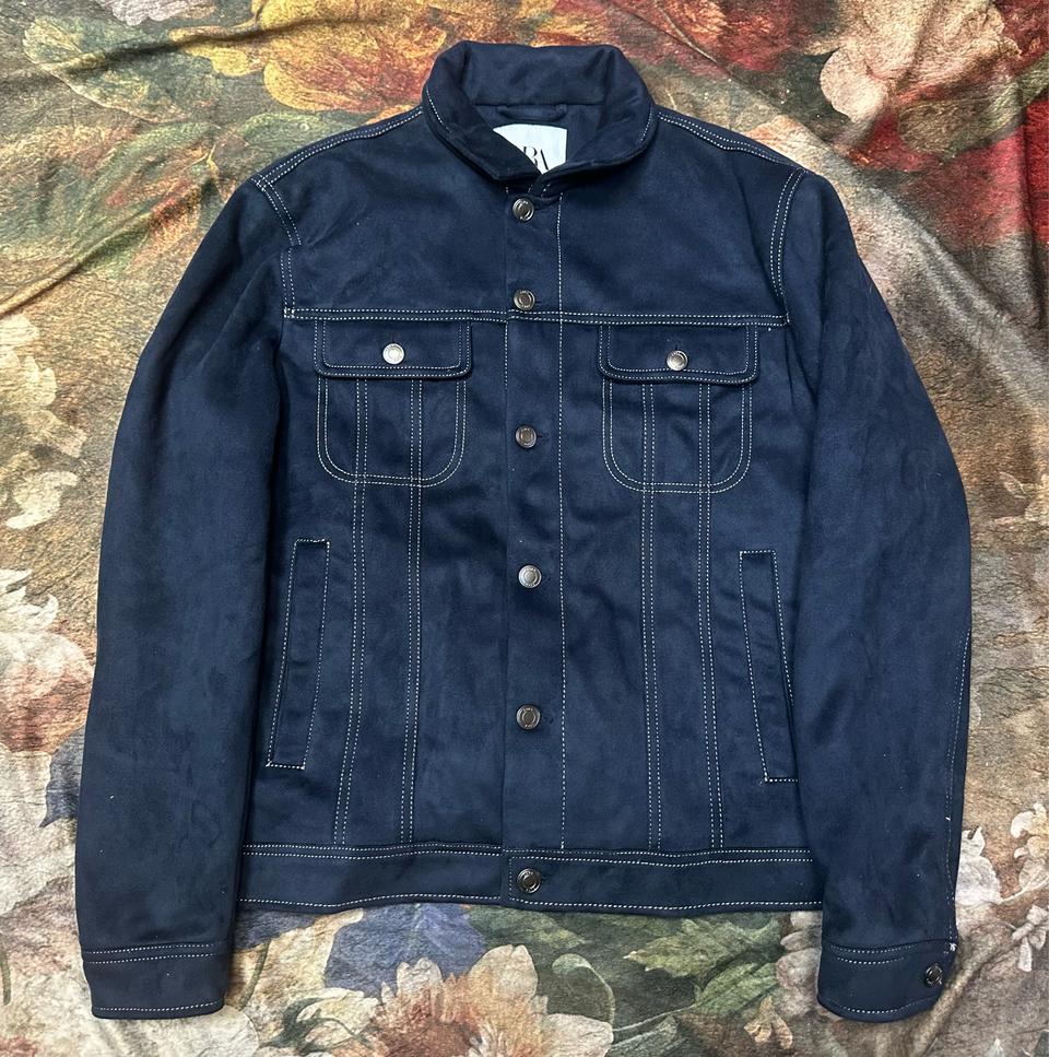 자라 빈티지 스티치 네이비스웨이드자켓 S 유니클로 코스 폴로 스웨이드자켓