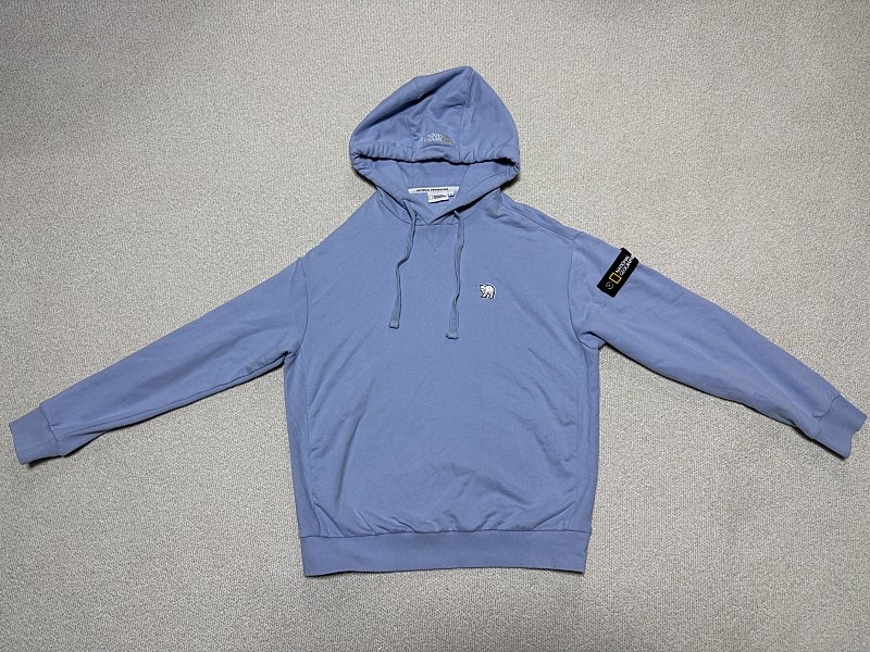 내셔널지오그래픽 후드 티셔츠 남성용 95사이즈