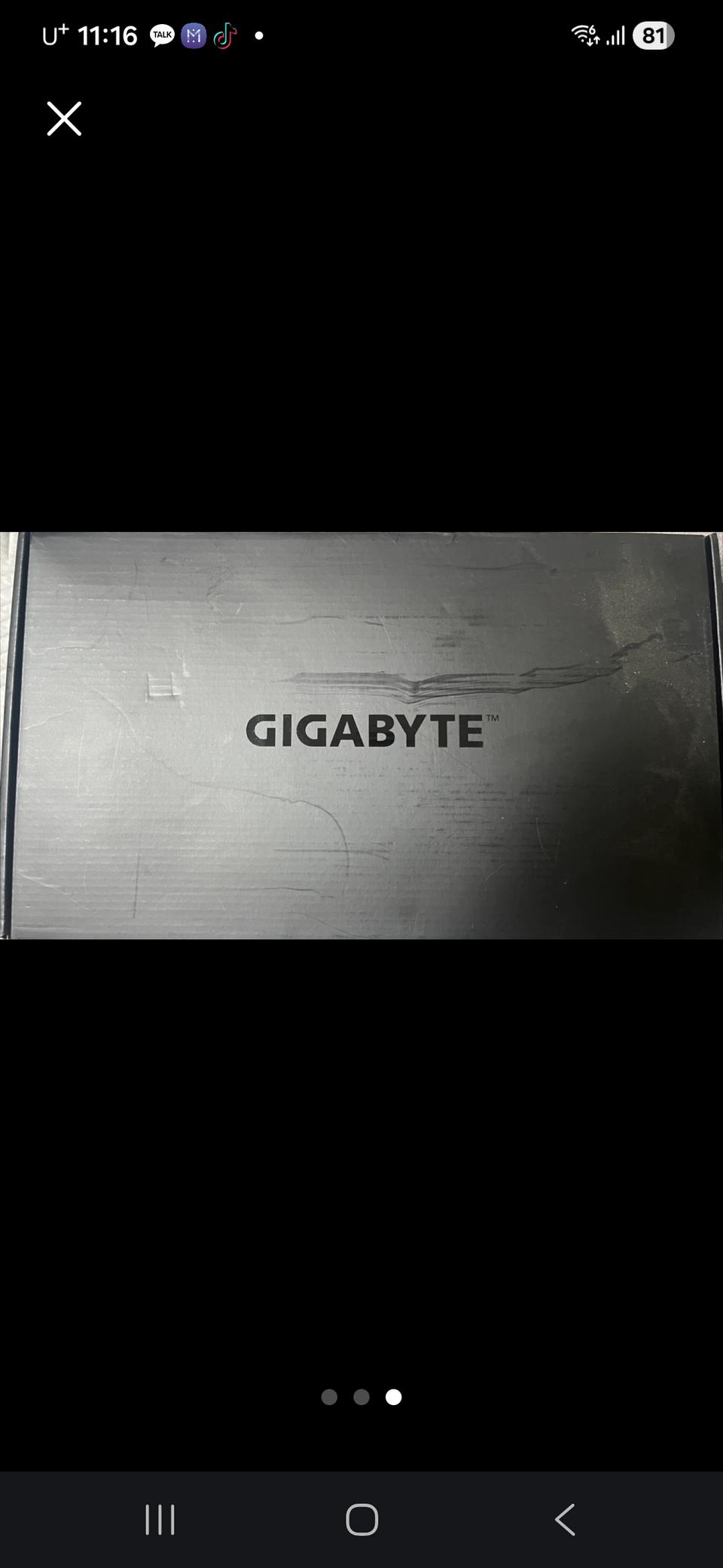 기가바이트 그래픽 RX6800 XT 팝니다
