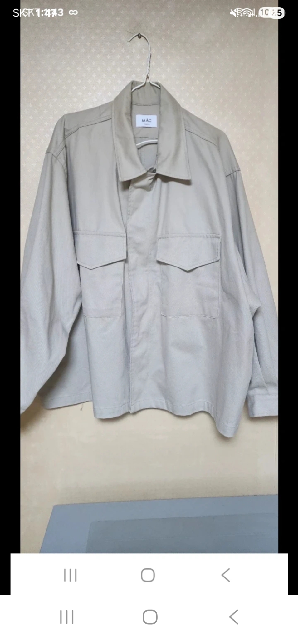 mac 남성 오버핏 셔츠자켓 프리사이즈빅사이즈 새급