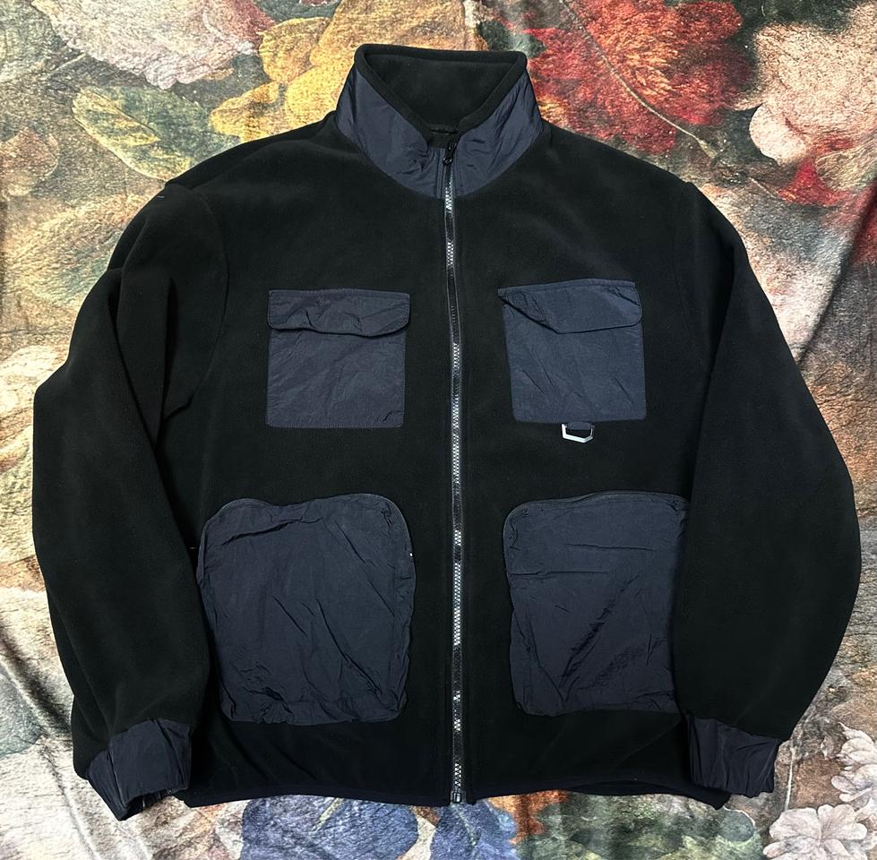 자라 빈티지 멀티포켓 블랙플리스집업 M 나이키 유니클로 폴로 플리스