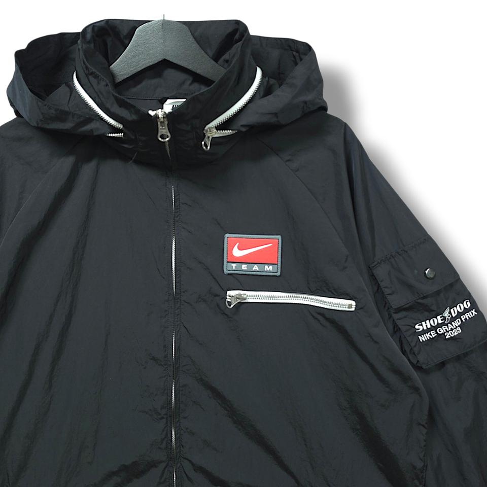 [M] 나이키 블랙 NSW 라이트웨이트 슈독 그랑프리 후드 바람막이