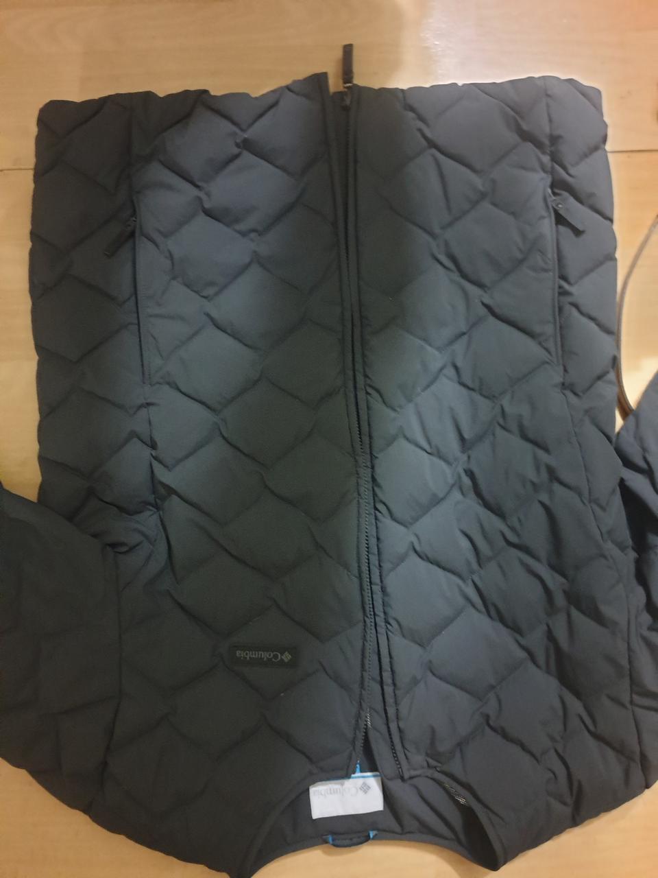 진한회색 컬럼비아 구스다운 110 중경량