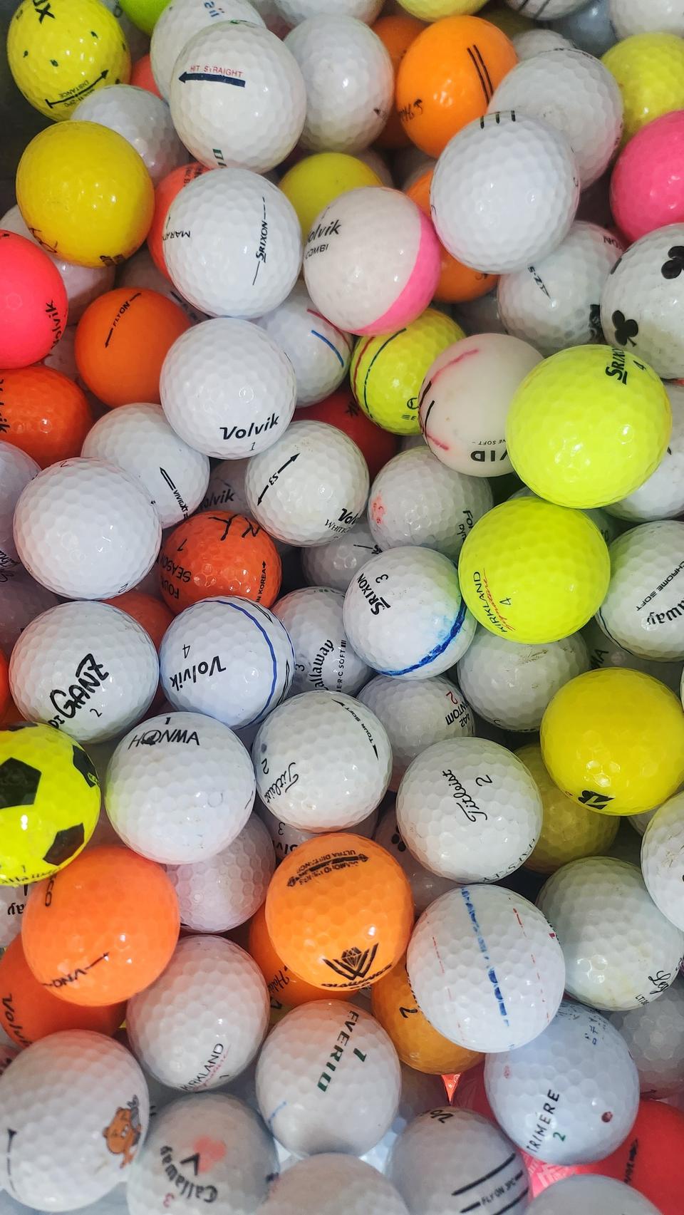초보자용 라운딩 볼 100개-로스트볼
