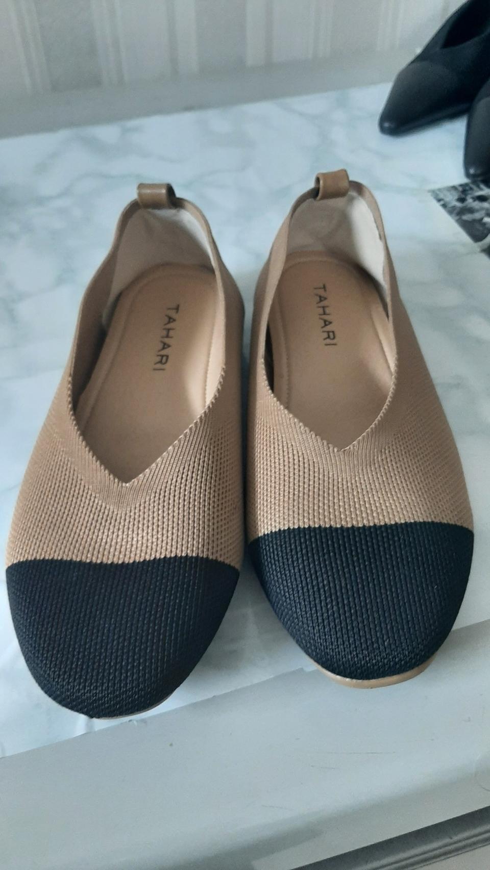 (새상품)타하리 니트플랫슈즈(235)