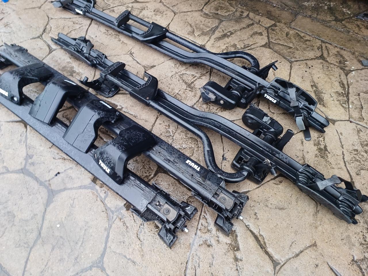 툴레 7206엣지 플러쉬 블랙 19년식 x5 가로바 자전거캐리어 598