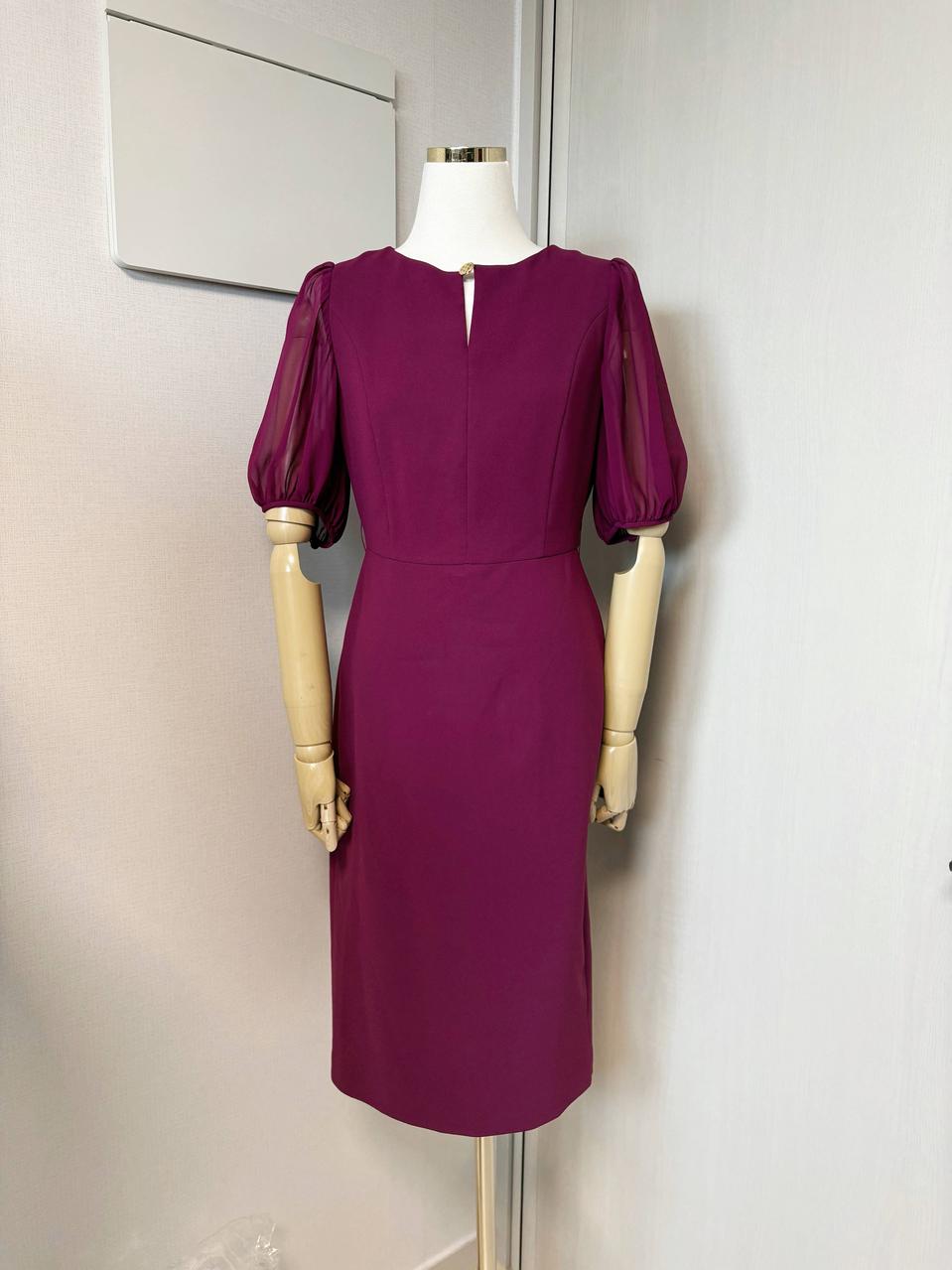 모조에스핀 볼륨소매 원피스