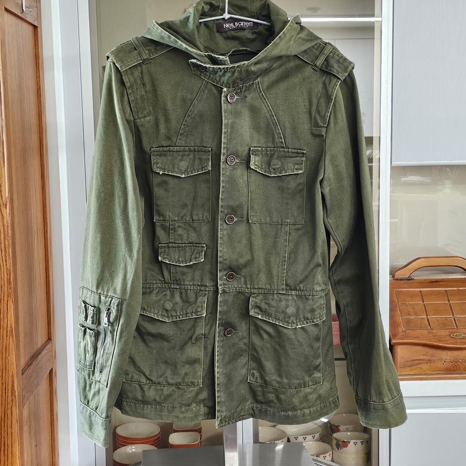 닐바렛(정품) 남성 후두 야상자켓 사이즈 슬림95