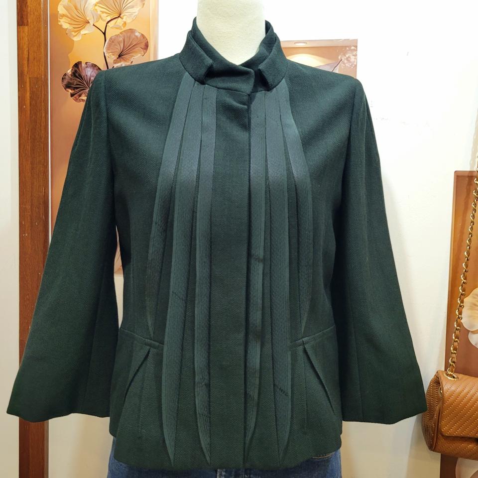 타임 TIME 하이넥 크롭 자켓