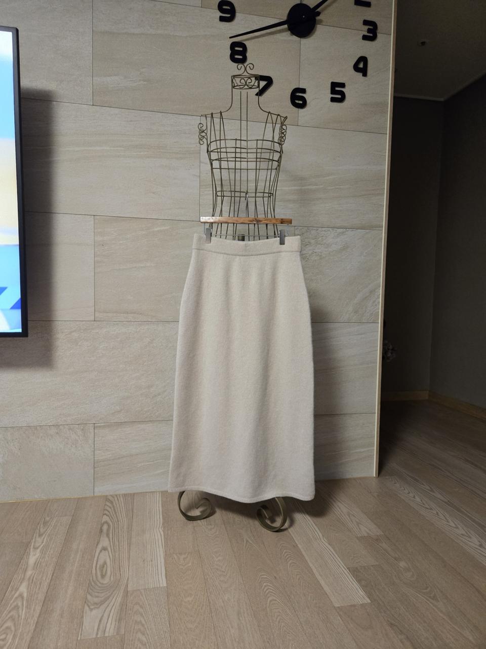 [F] SJSJ 에스제이에스제이 캐시미어 롱 스커트 2025