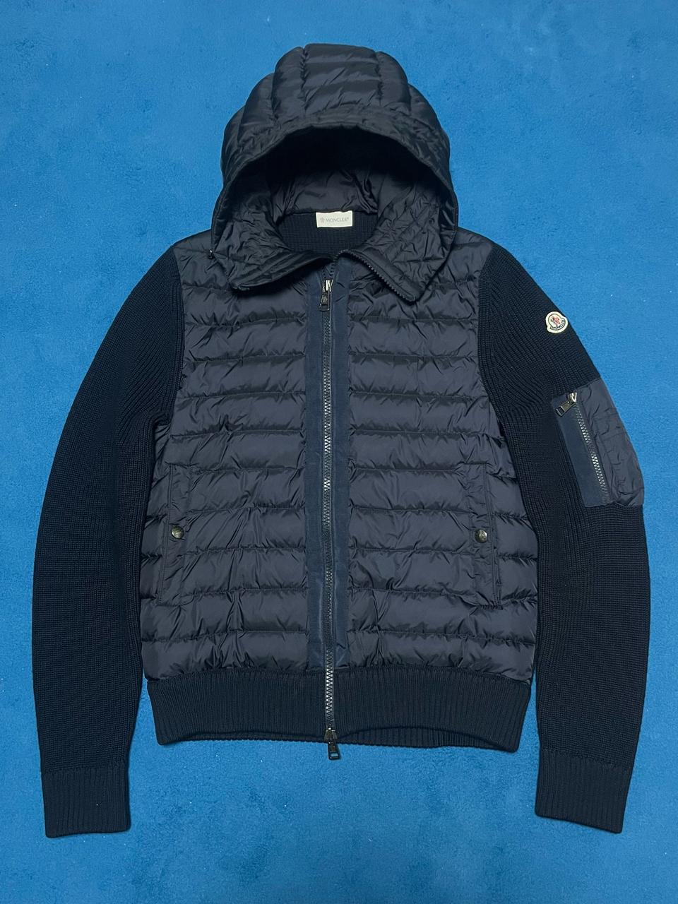 백화점판 새상품급 정품 몽클레어 니트패딩 울 가디건