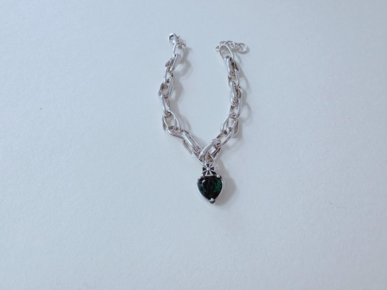 그린실버은팔찌