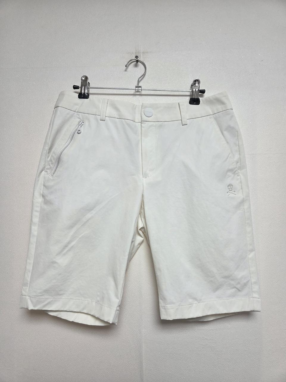 마크앤로나 여성 뒷면 로고 골프 반바지 화이트(M)