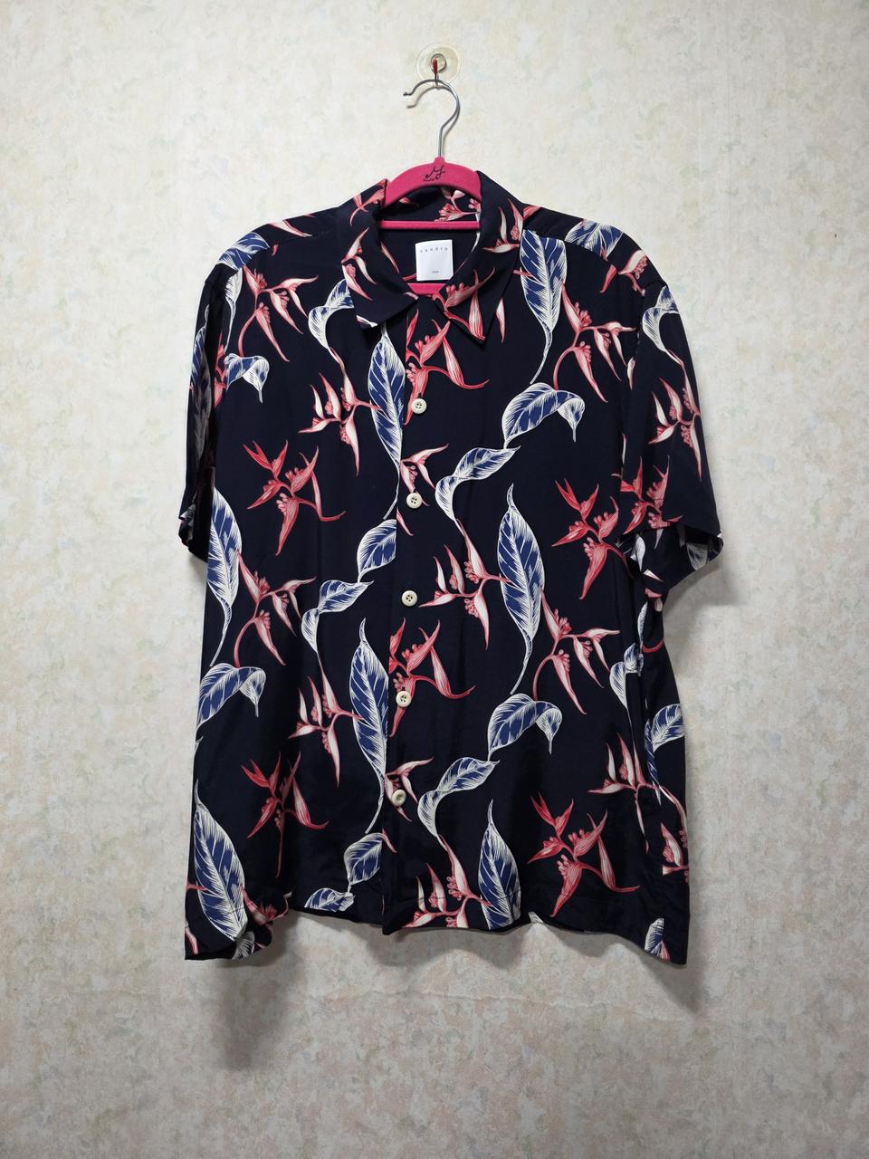 ♥무료배송♥산드로 플라워 패턴 반팔 셔츠