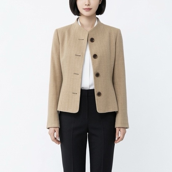 [일본] 단아한 베이지 자켓